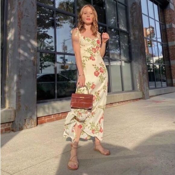 Reformation Nikita Dress Jolie Floral size 12 - Picture 8 of 8